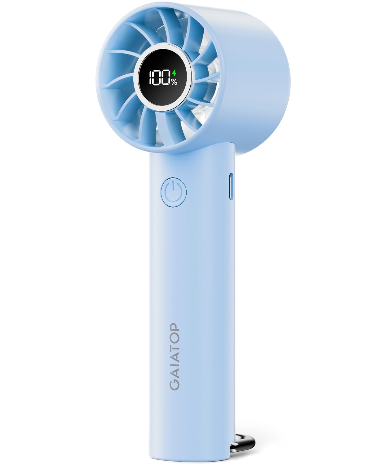 Foto 2 pulgar | Miniventilador Portátil Gaiatop De 3 Velocidades Con Pantalla De Alimentación Azul - Venta Internacional.