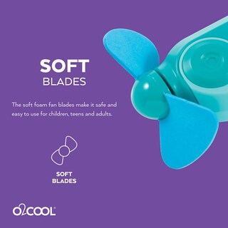 Foto 5 | Llavero Deportivo Misting Fan O2cool De Bolsillo Tamaño 2 Color Verde Azulado - Venta Internacional.