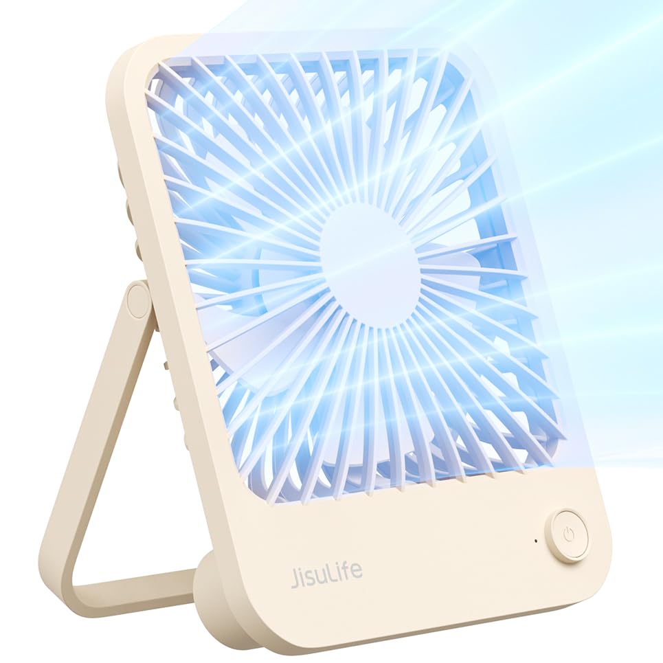 Foto 1 | Ventilador De Escritorio Jisulife Fa26  Batería Recargable De 4500 Mah  4 Velocidades - Venta Internacional.