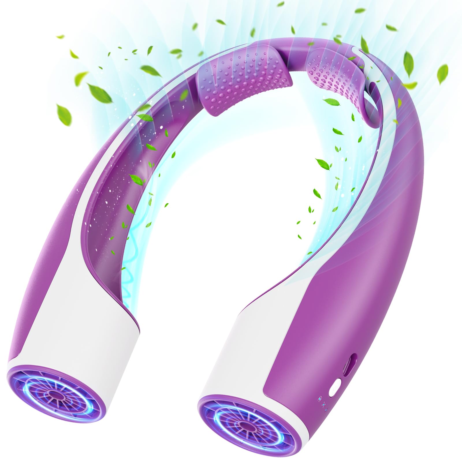 Foto 2 pulgar | Ventilador De Cuello Rohent Portátil Para Mujer De Alta Velocidad Morado - Venta Internacional.