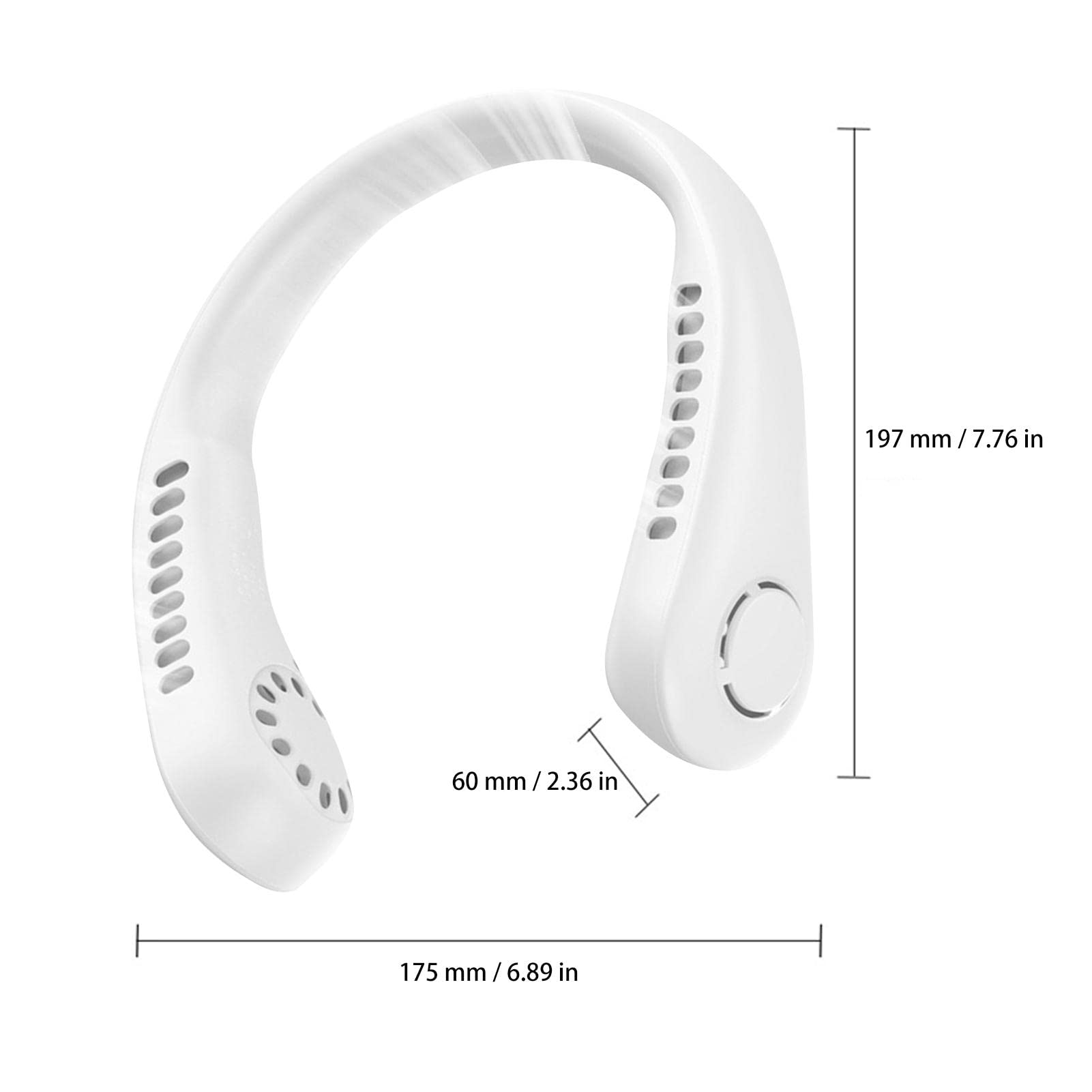 Foto 7 pulgar | Enfriador De Aire Portátil Recargable Y Portátil Neck Fan Lafande - Venta Internacional.
