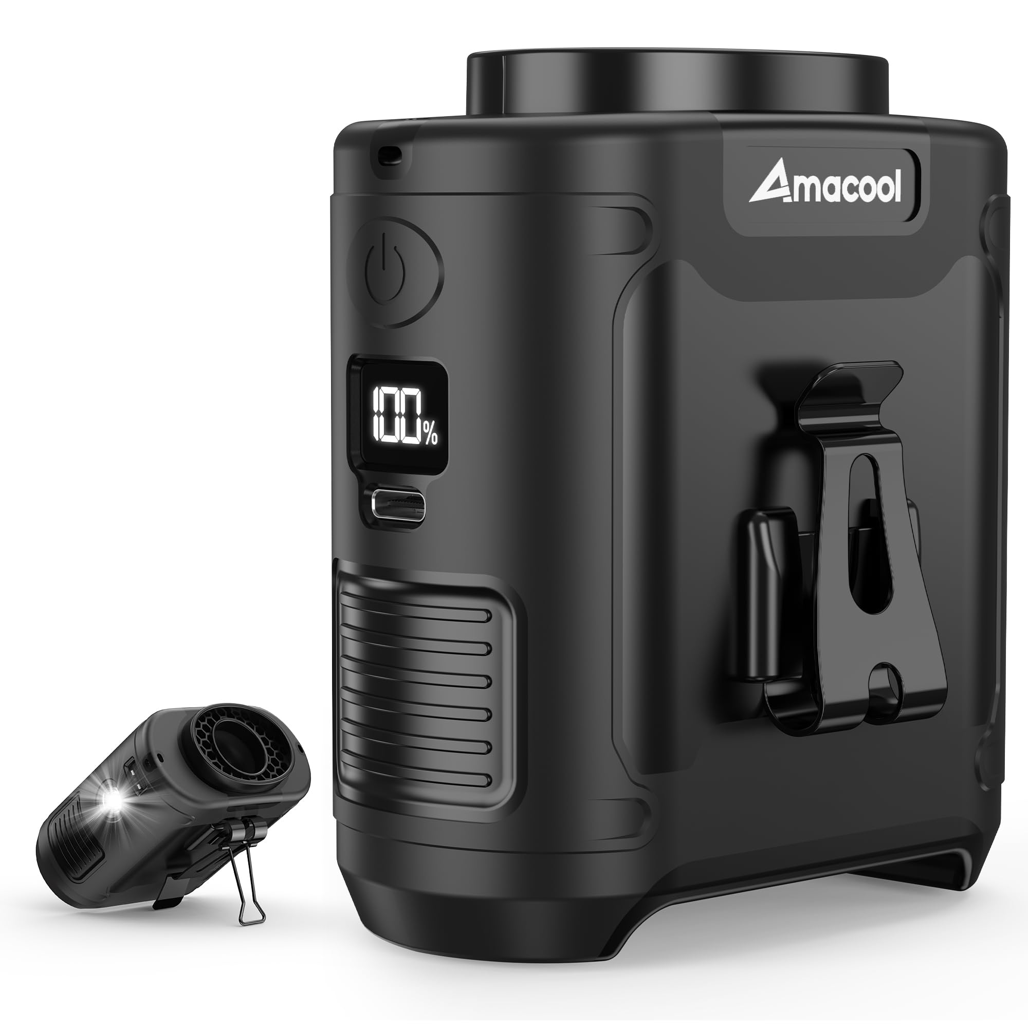Foto 1 | Ventilador De Cintura Amacool Portátil Con Clip  10000 Mah  Recargable - Venta Internacional.