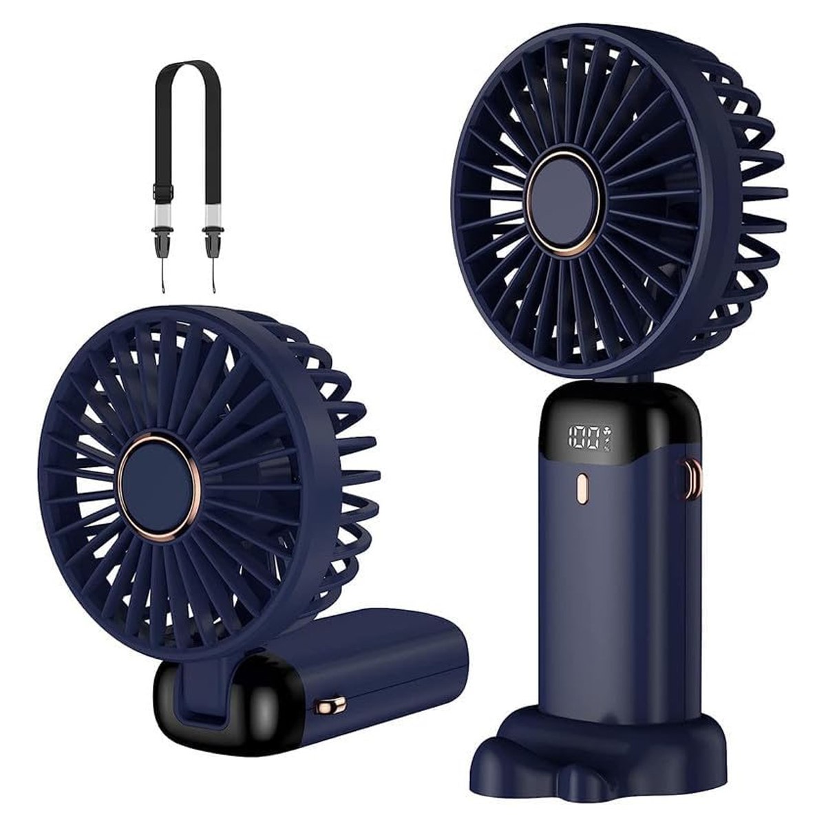 Miniventilador Torre Enfriador de Aire Portátil Turbo 5 Velocidades Ajustable