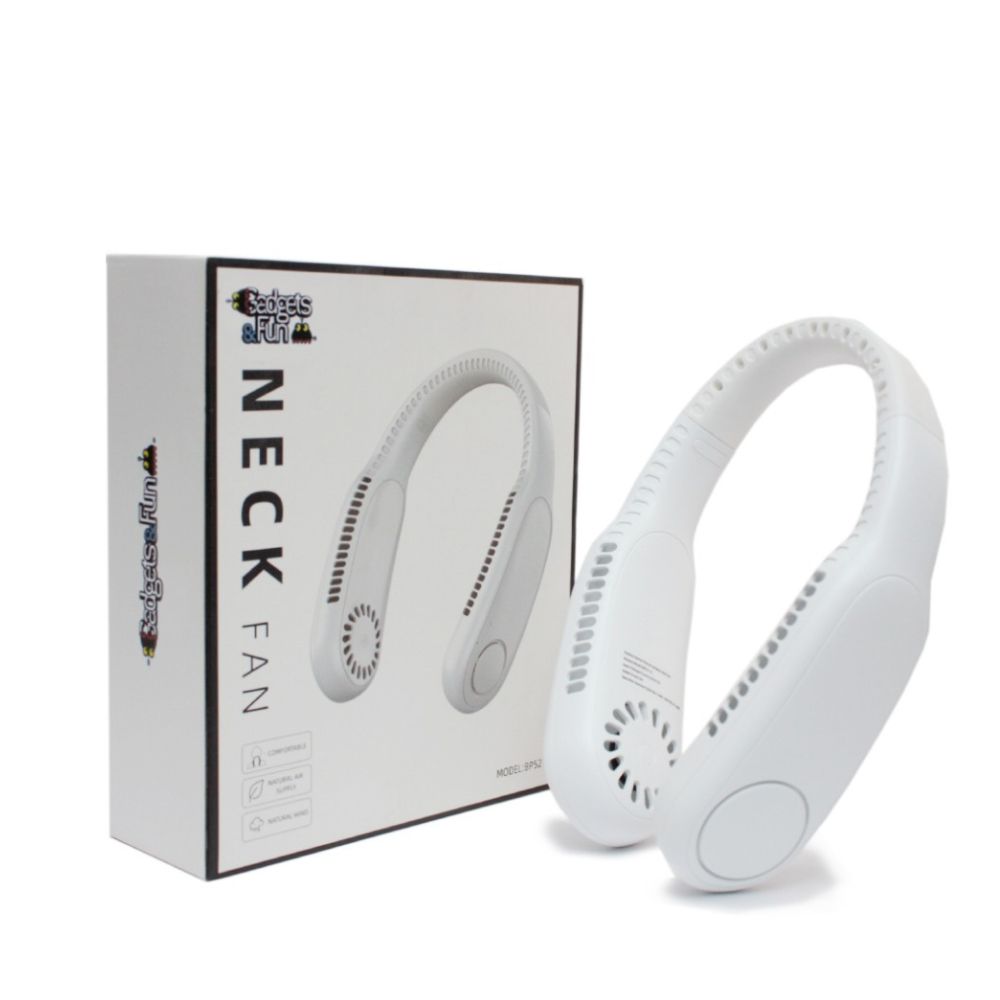 Foto 4 pulgar | Ventilador de Cuello Gadgets And Fun Blanco