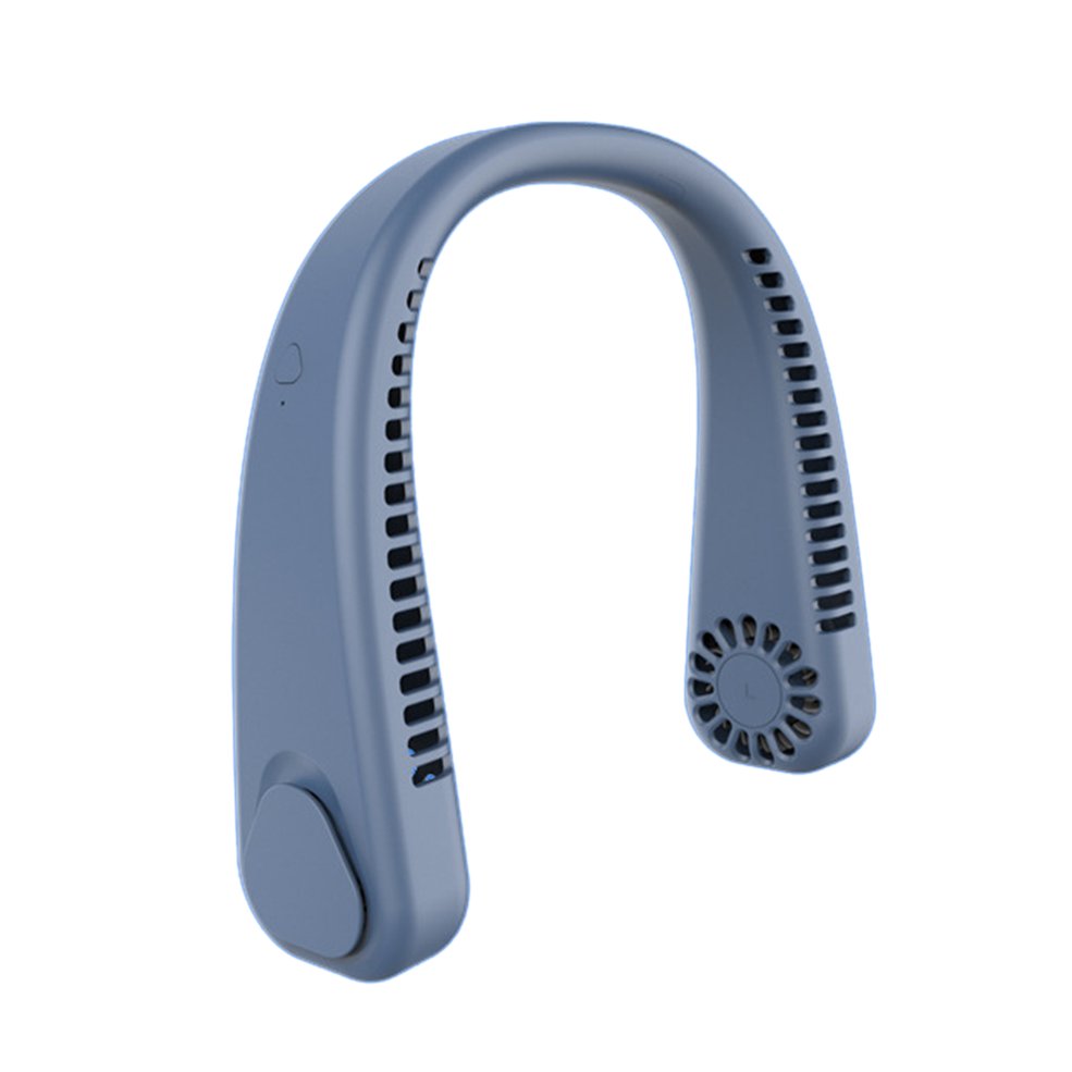 Foto 2 pulgar | Ventilador Portátil Azul para Cuello-Venta Internacional