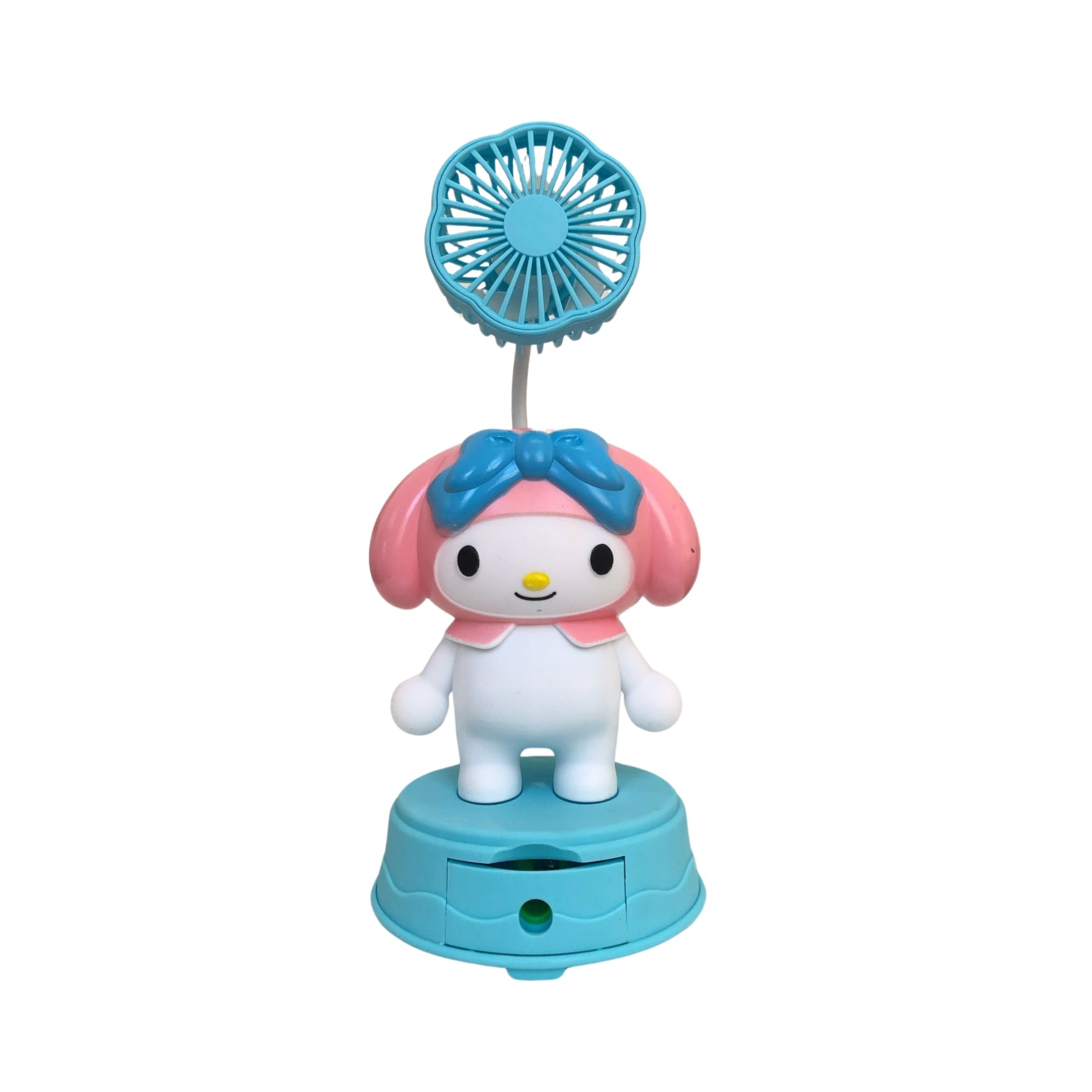 Foto 1 | Kit 2 Ventilador Recargable con Sacapuntas con Diseño Animado de Melody