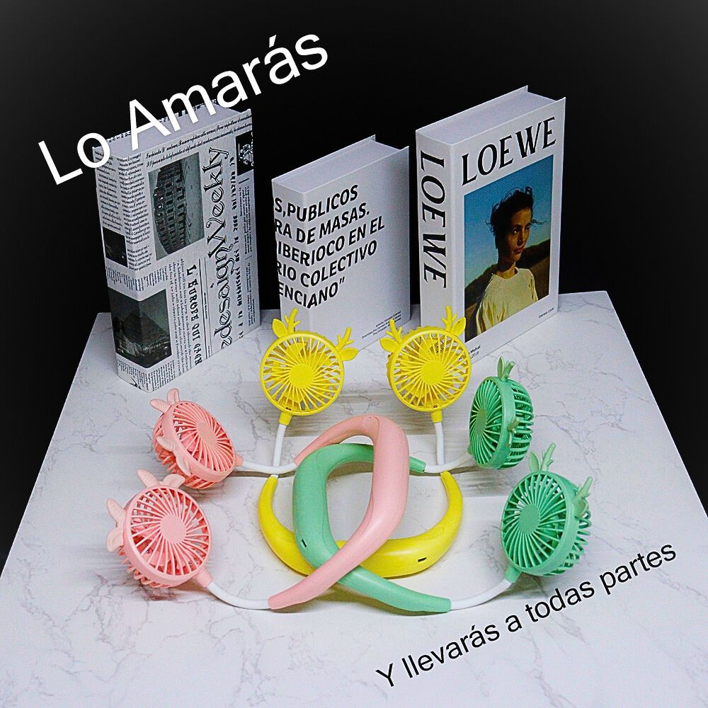 Foto 3 | Ventilador De Cuello Para Deporte O Espacios Calurosos