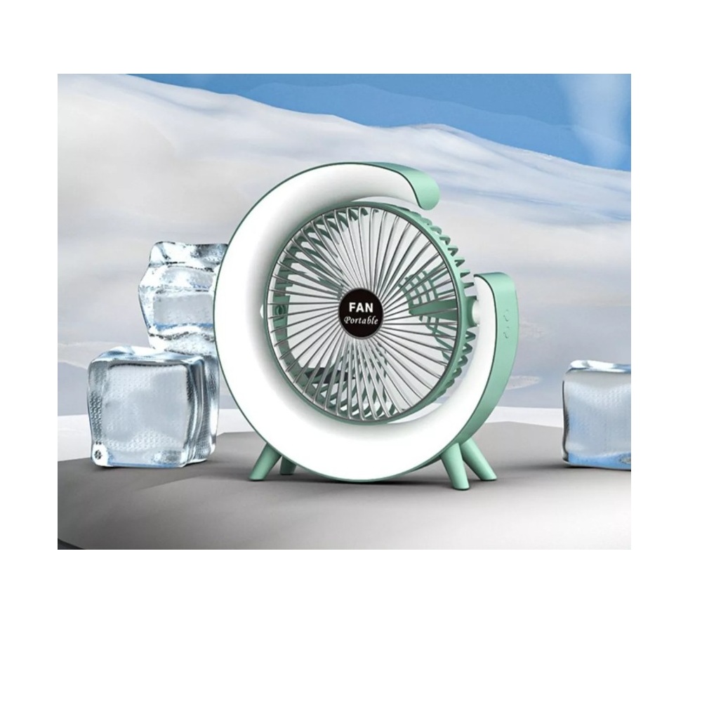 Foto 4 pulgar | Ventilador Portátil Con Luz Y Batería Recargable