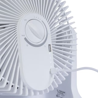 Foto 4 | Ventilador Recargable 8'' Iusa 3 Velocidades Blanco
