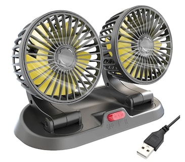 Foto 1 | Ventilador Xtellar Doble Auto Coche Usb Portátil Con 2 Velocidades