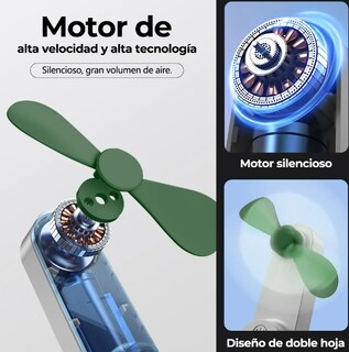 Foto 3 | Miniventilador USB Xtellar Recargable