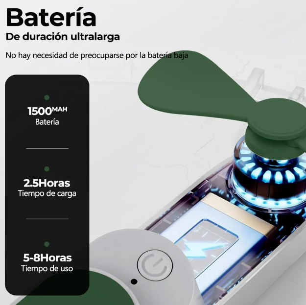 Foto 5 pulgar | Miniventilador USB Xtellar Recargable