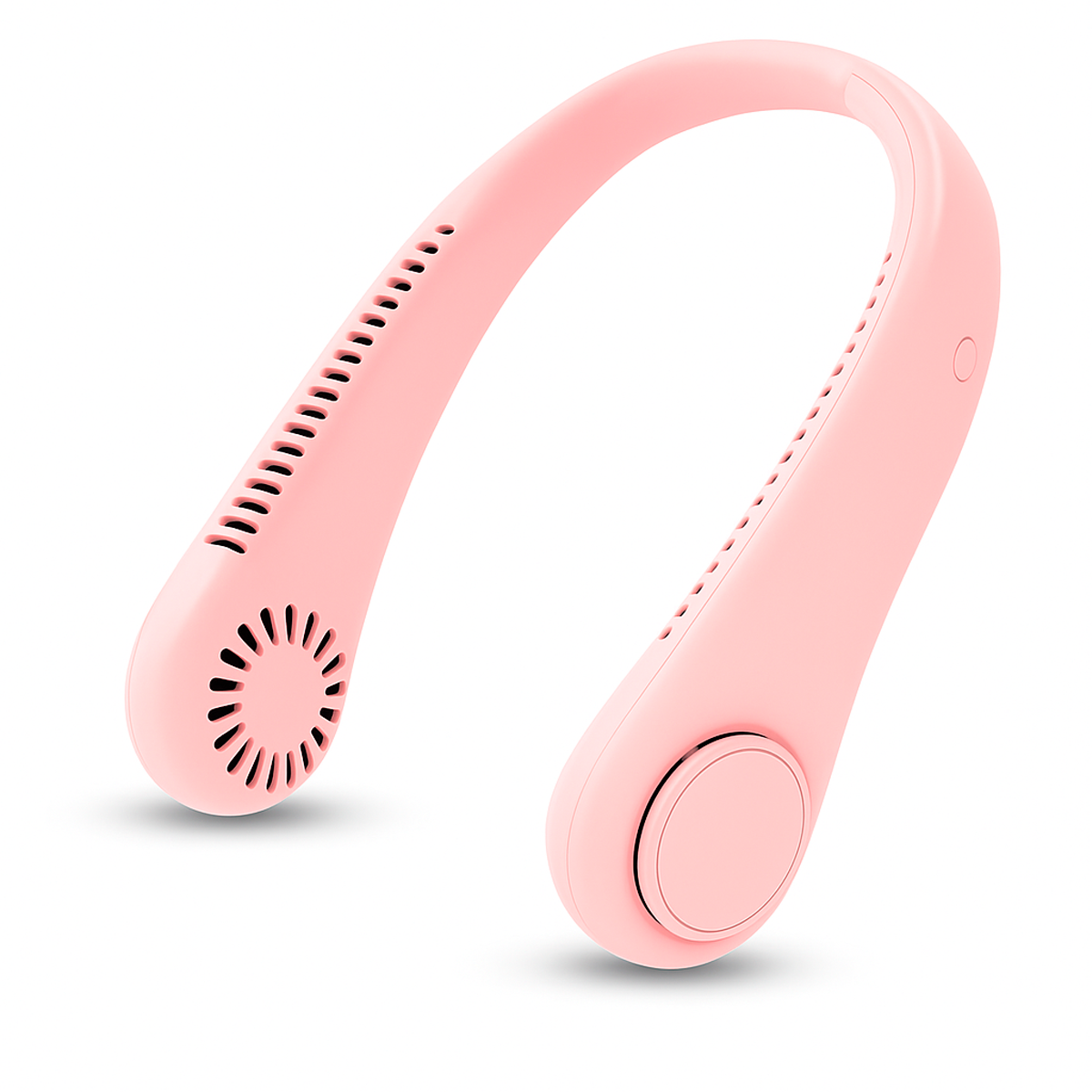 Foto 2 pulgar | Ventilador Portátil Para Cuello Modo Silencioso Y Recargable Color Rosa