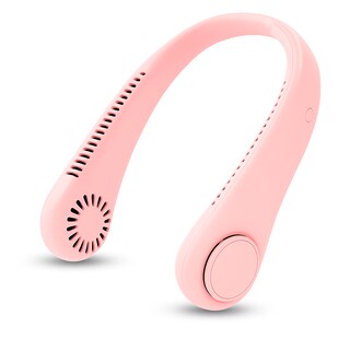 Foto 1 | Ventilador Portátil Para Cuello Modo Silencioso Y Recargable Color Rosa
