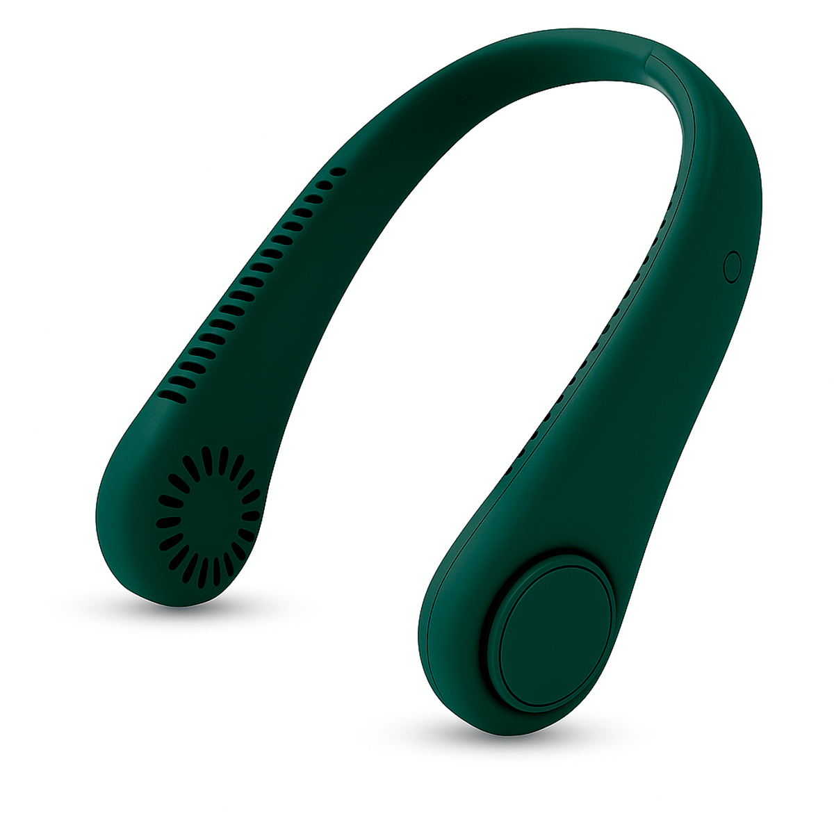 Ventilador Portátil Para Cuello Modo Silencioso Y Recargable Color Verde