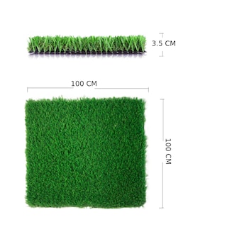 Foto 2 | Pasto Sintético Ilios Innova Verde 10 Piezas de 100 x 100 cm C/U