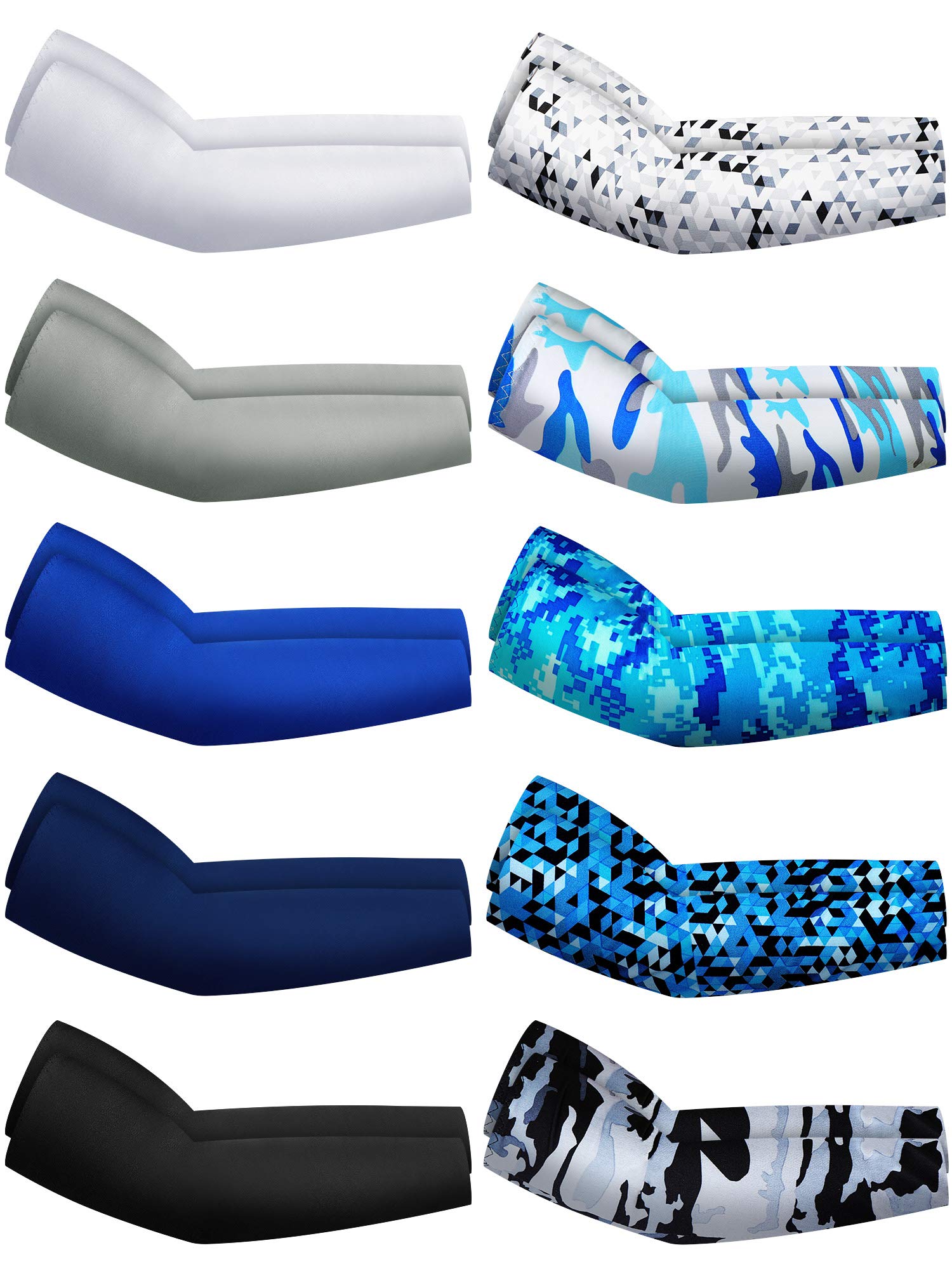 Foto 1 | Manguitos Hicarer, Protección Solar Y Refrescante Para Deportes, 10 Pares - Venta Internacional.