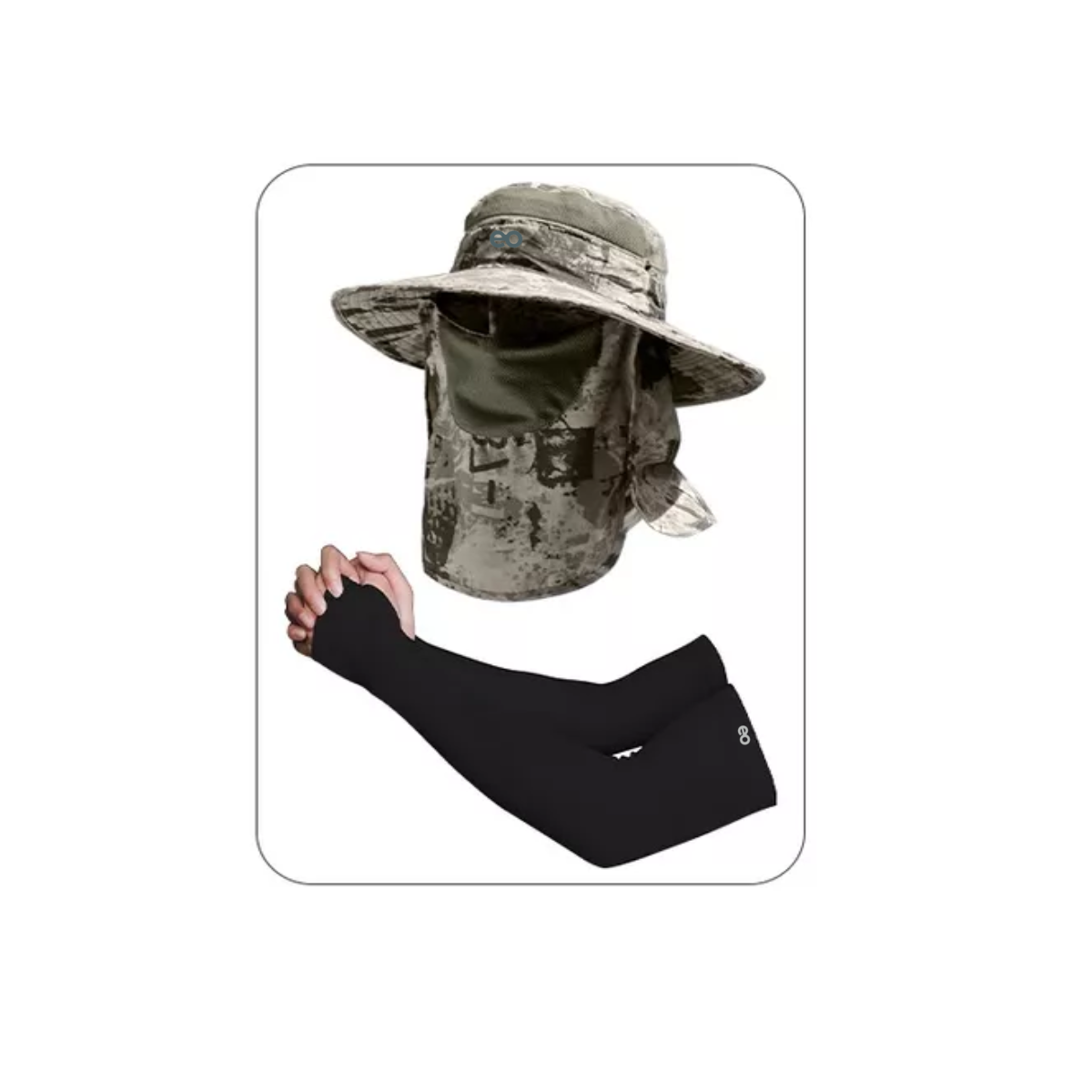 Foto 2 pulgar | Gorra De Pesca Viseras Para Unisex 360° Anti-uv Y Mangas Mod.2 Eo Safe Imports Esi-13864-1 Multicolor