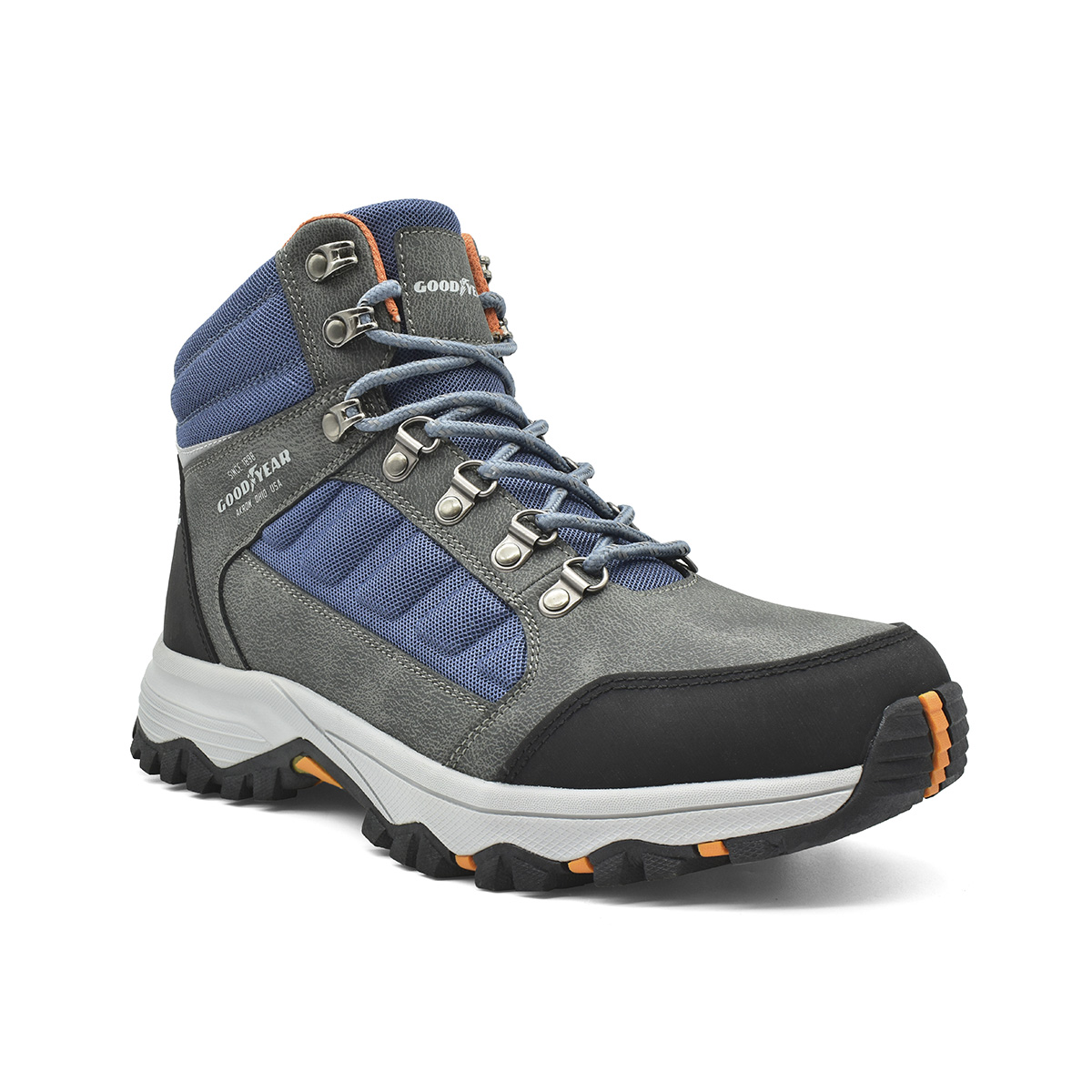 Foto 2 pulgar | Botas Goodyear Hiking Gris para Hombre