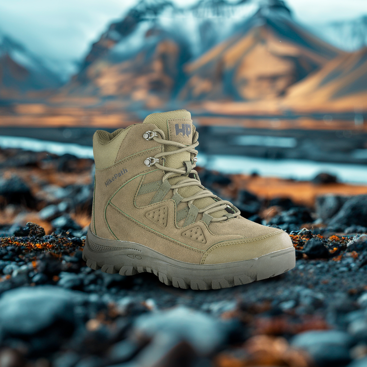 Foto 4 | Botas De Senderismo Para Mujer Hikepath Hp-bo02 Verde De Caña Media