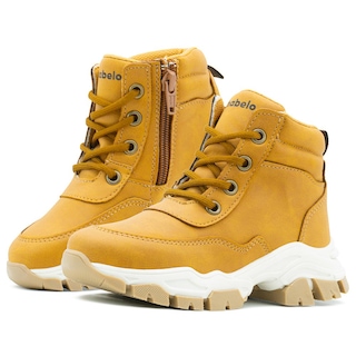 Foto 1 | Bota Para Niño Hiker Senderismo Outdoor Antideslizantes Cafe