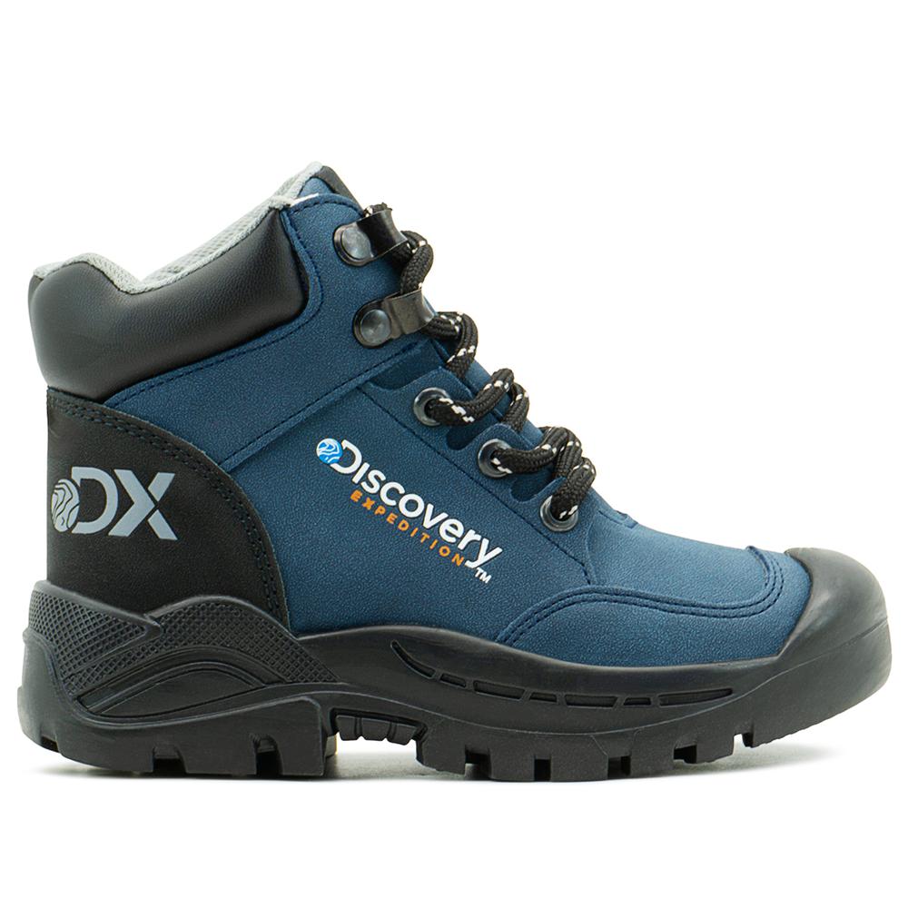 Foto 7 pulgar | Bota Outdoor Discovery  Expedition Kids Color Marino 18-24 Azul Petroleo