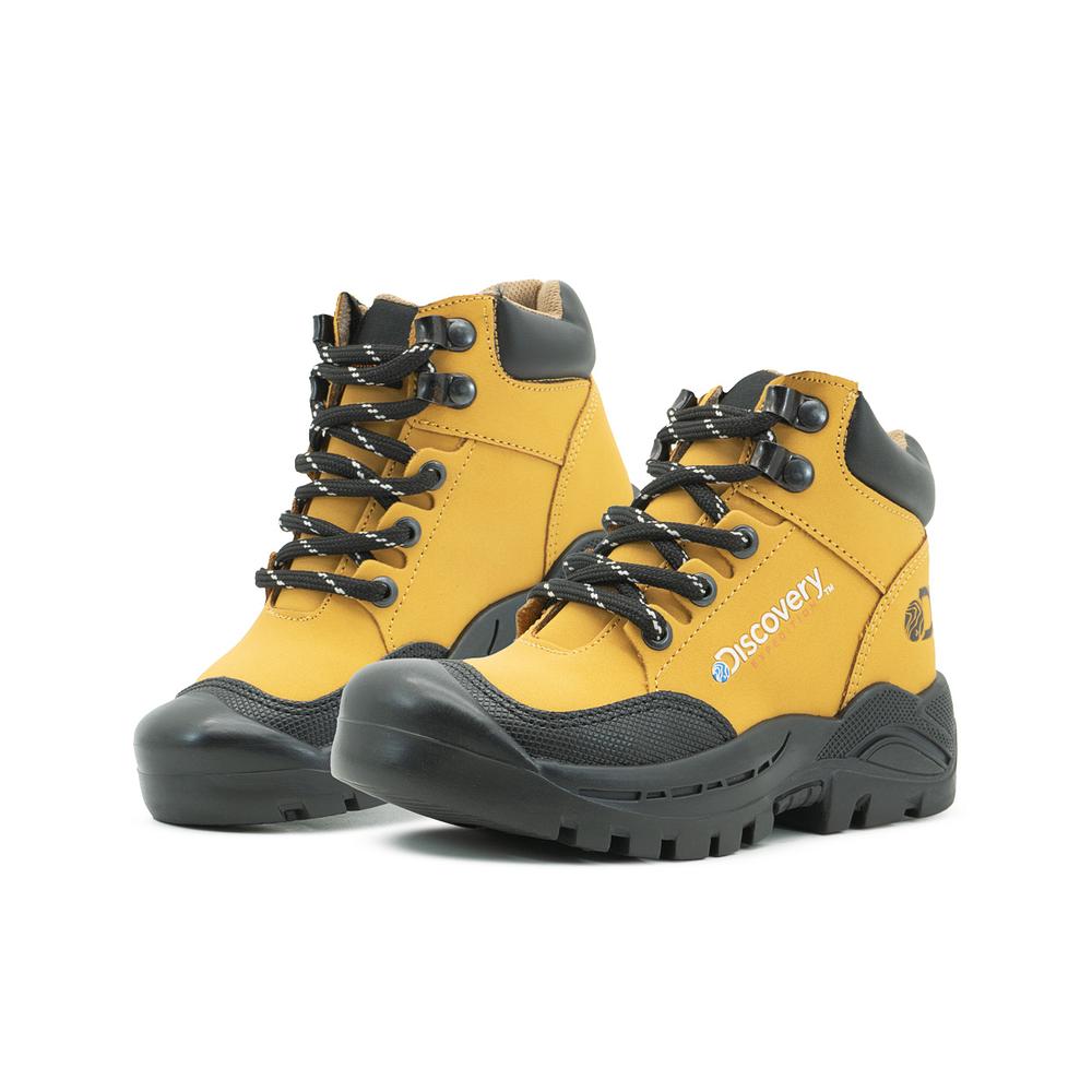 Foto 2 pulgar | Bota Outdoor Discovery  Expedition Kids Color Miel 18-24 Amarillo