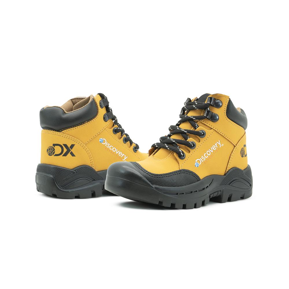 Foto 3 pulgar | Bota Outdoor Discovery  Expedition Kids Color Miel 18-24 Amarillo