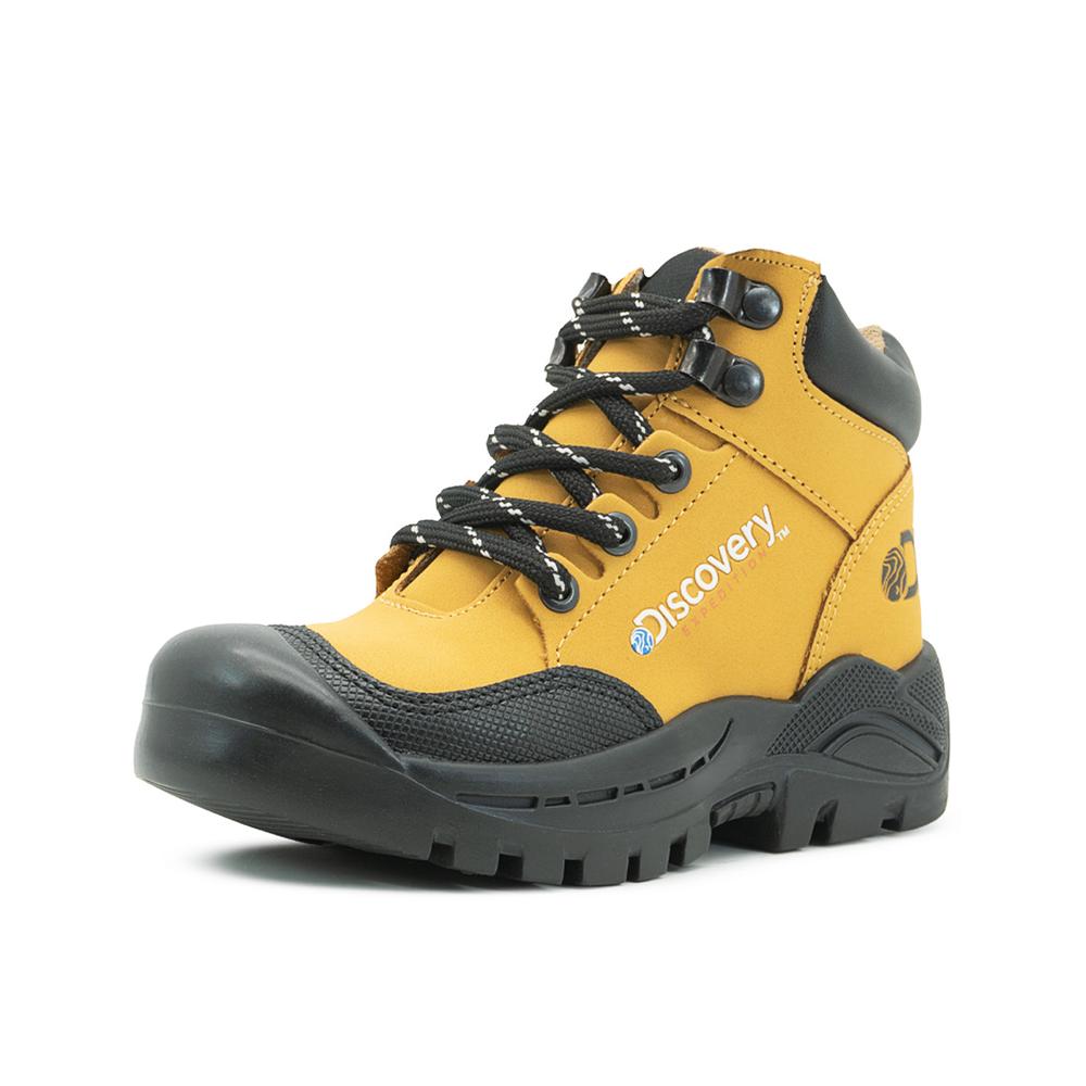 Foto 4 pulgar | Bota Outdoor Discovery  Expedition Kids Color Miel 18-24 Amarillo