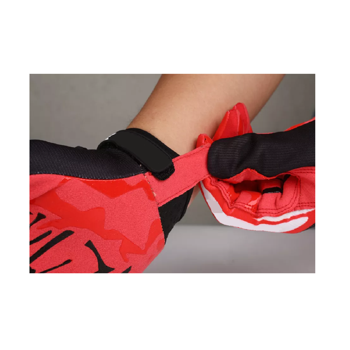 Foto 3 pulgar | Guantes Eo Safe Imports Esi10087 color Rojo Talla L para Motociclista