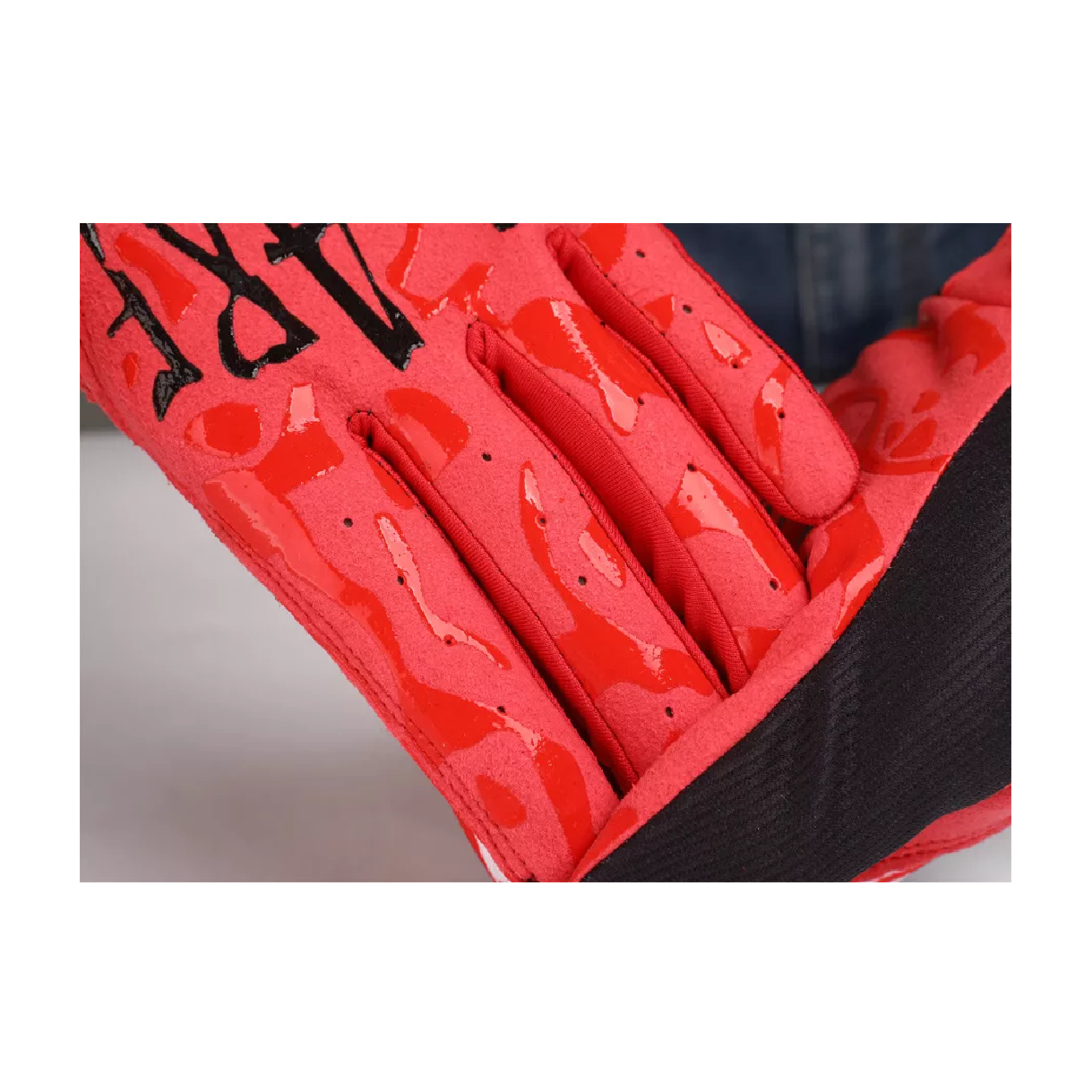 Foto 4 pulgar | Guantes Eo Safe Imports Esi10087 color Rojo Talla L para Motociclista