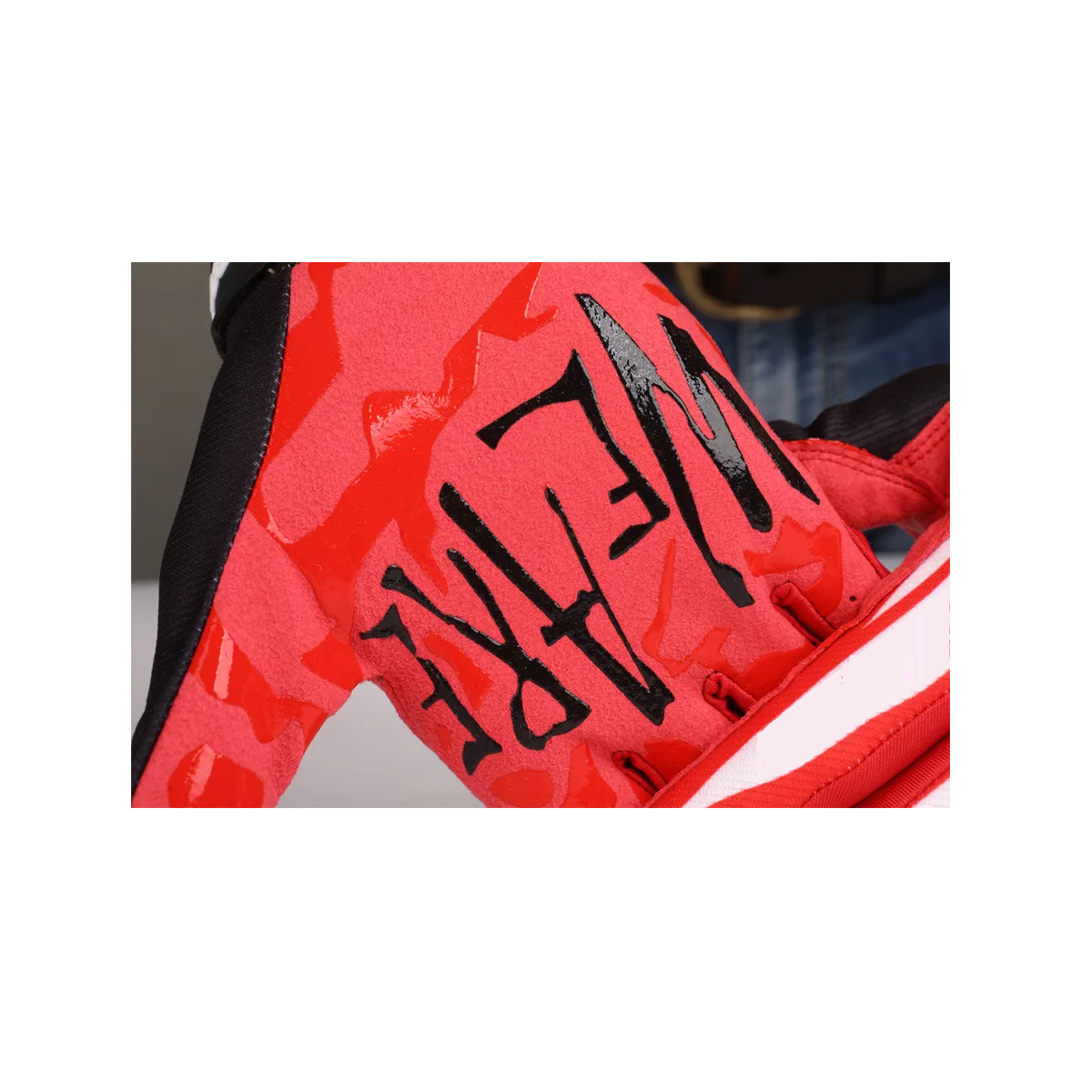 Foto 5 pulgar | Guantes Eo Safe Imports Esi10087 color Rojo Talla L para Motociclista