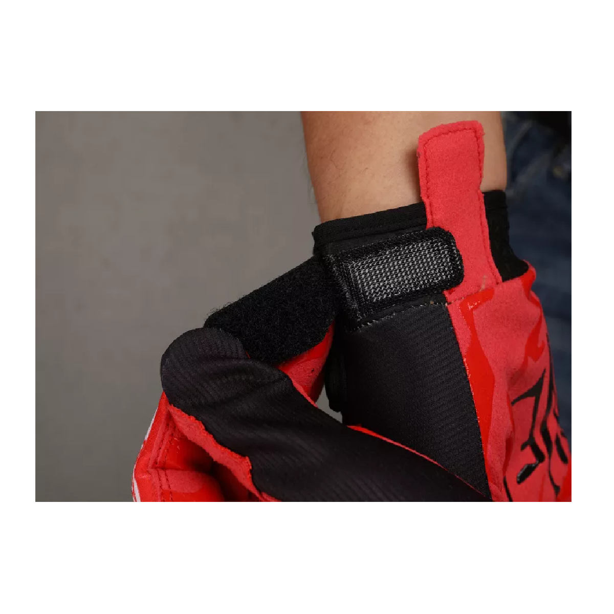 Foto 6 pulgar | Guantes Eo Safe Imports Esi10087 color Rojo Talla L para Motociclista