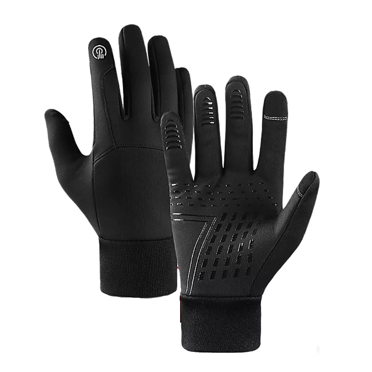 Foto 2 pulgar | Guantes de Ciclismo Eo Safe Imports ESI-10089 Negros Touch Talla M