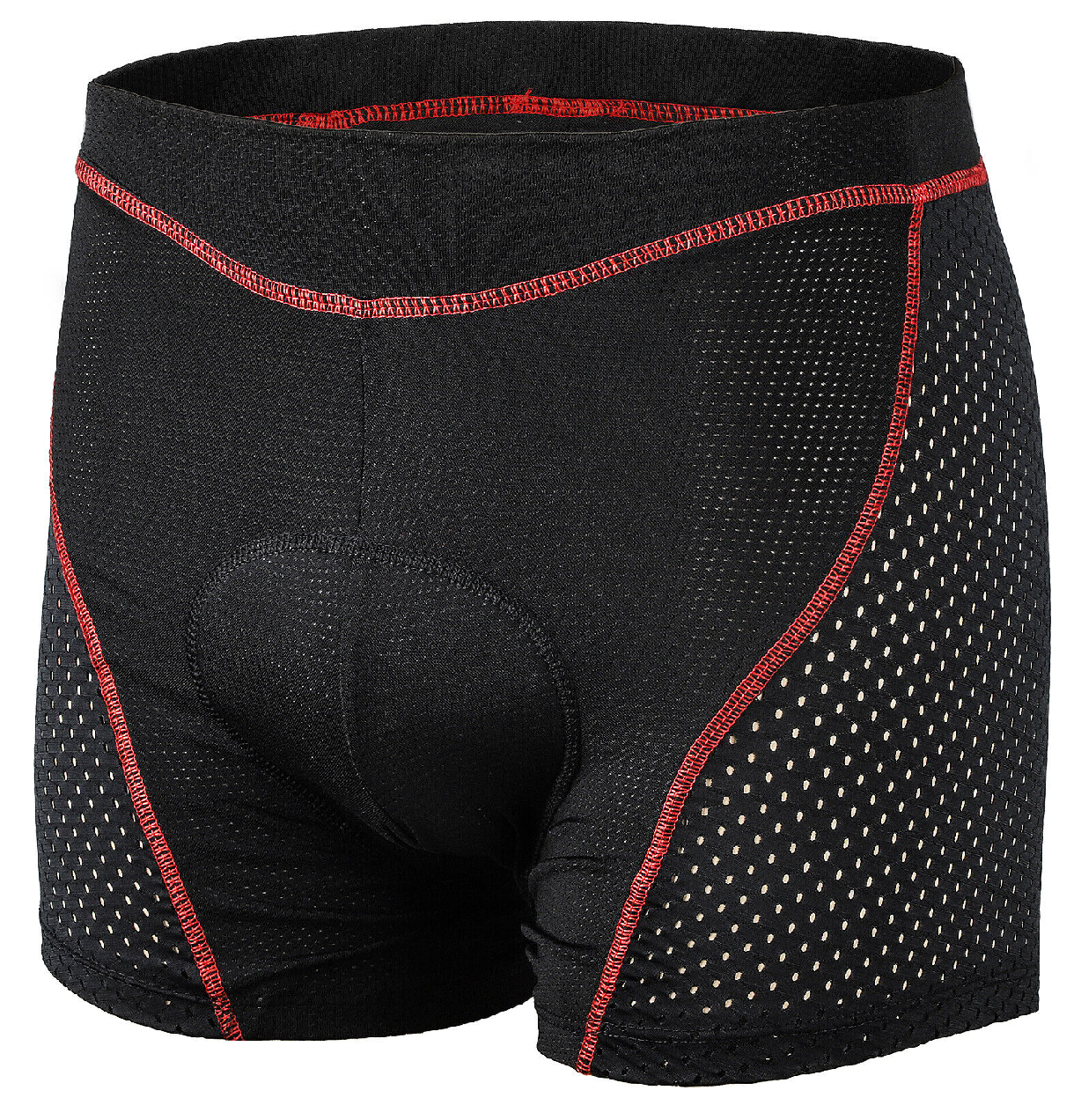 Foto 3 pulgar | Shorts De Ciclismo Pantalones Con Cojín De Silicona G Eo Safe Imports Esi-13737 Negro