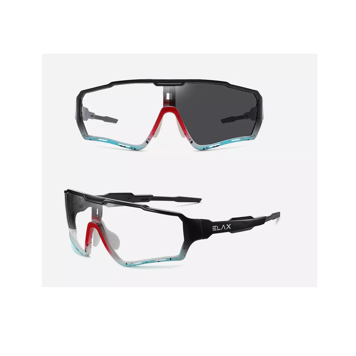 Foto 2 | Gafas De Ciclismo Deportivas Fotocromáticas Con 3 Uv Lentes Eo Safe Imports Esi-13739 Multicolor