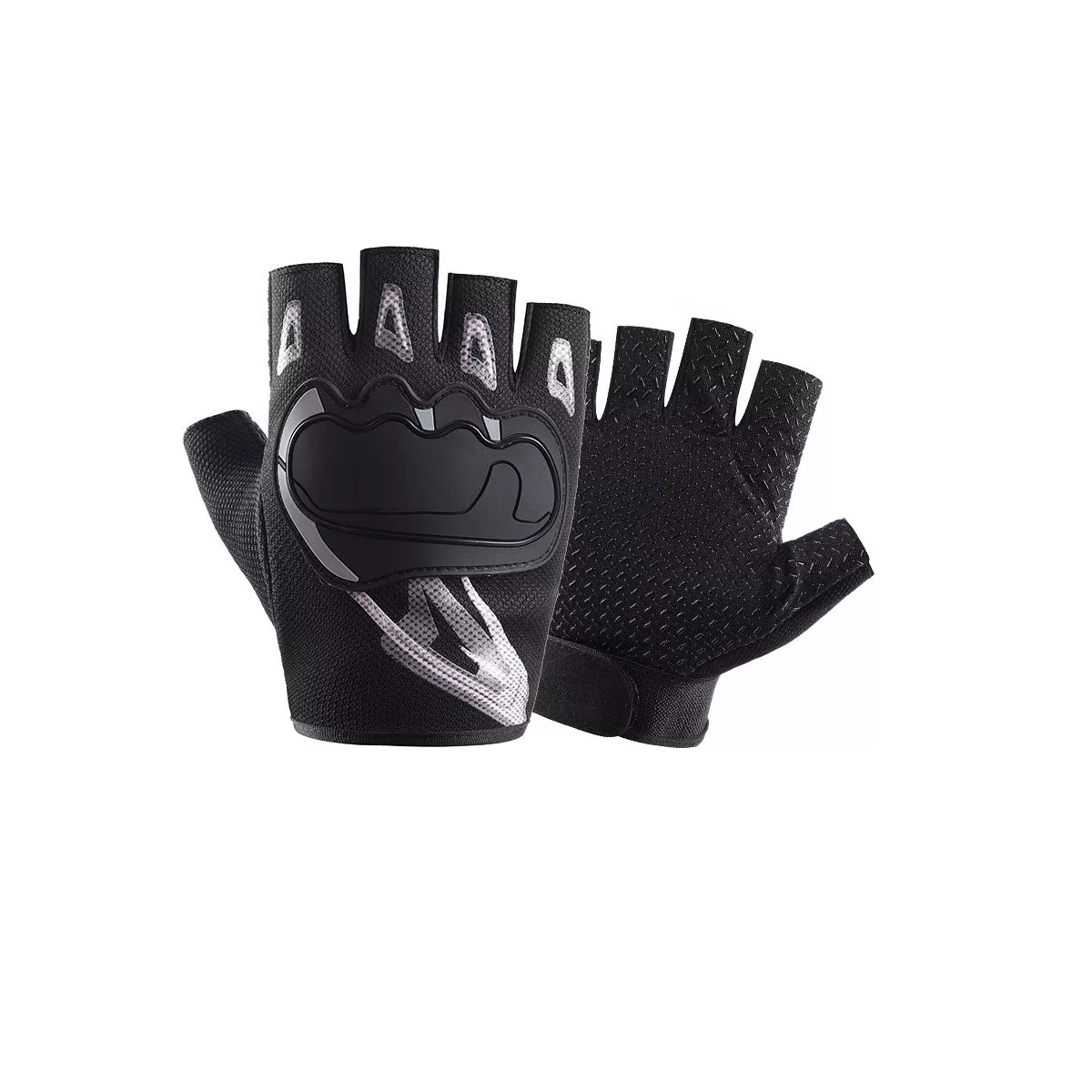 Foto 2 pulgar | Guantes de Ciclismo Eo Safe Imports Negros