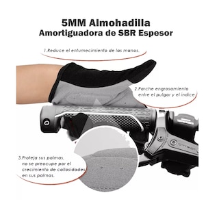 Foto 4 | Language Guantes De Bicicleta Transpirables Con Pantalla De Choque L/xl Eo Safe Imports Esi-13734-1 Negro