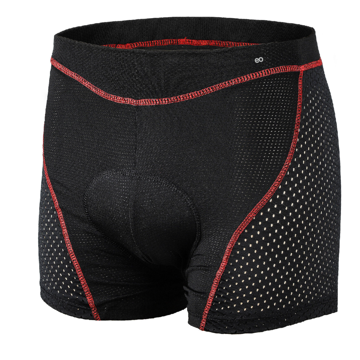 Foto 3 pulgar | Shorts De Ciclismo Pantalones Con Cojín De Silicona G Eo Safe Imports Esi-13737-1 Negro