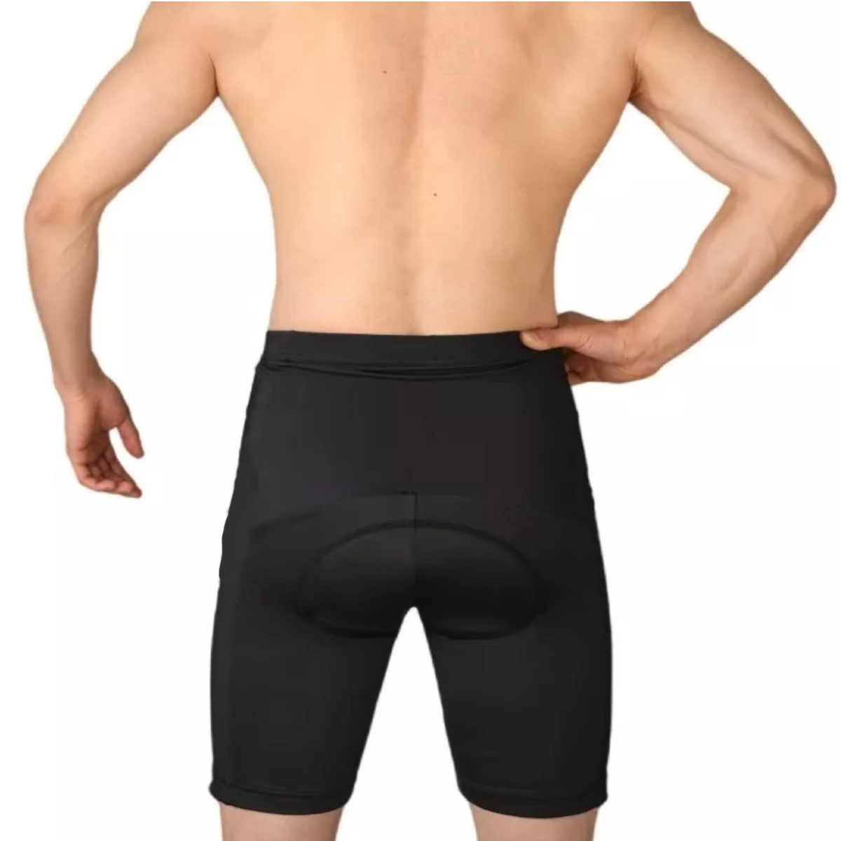 Foto 4 pulgar | Shorts De Ciclismo Con Cojín De Silicona Talla G Eo Safe Imports Esi-14743-1 Negro