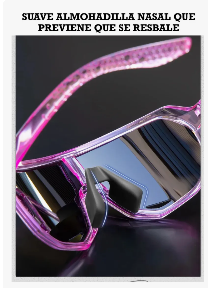 Foto 3 pulgar | Lentes Deportivos Gafas Ciclismo Mujer Senderismo Running Moto Biker Deportivas Con Protección Uv Ultravioleta