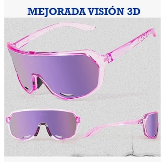 Foto 3 | Lentes Deportivos Gafas Ciclismo Mujer Senderismo Running Moto Biker Deportivas Con Protección Uv Ultravioleta