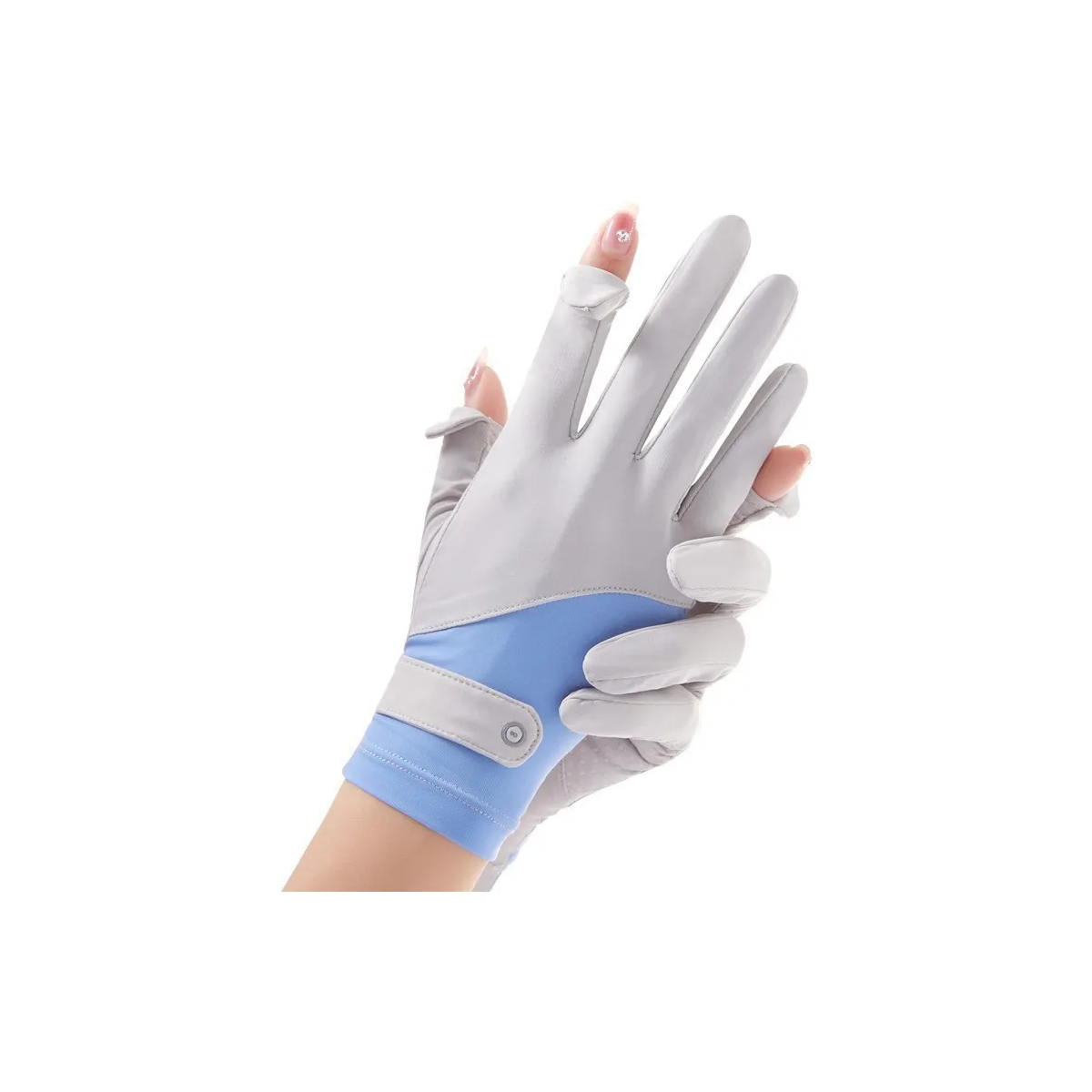 Foto 3 pulgar | Guantes De Pantalla Antideslizante G Eo Safe Imports Esi-19702 Azul