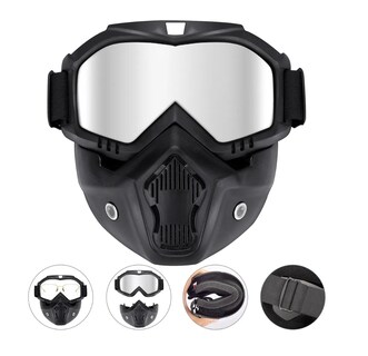 Foto 1 | Mascara Tactica Goggle Removible Respirable Para Motocicleta
