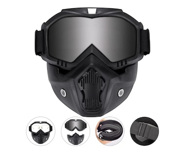 Foto 1 | Mascara Tactica Goggle Removible Respirable Para Motocicleta