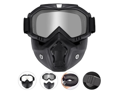 Foto 1 | Mascara Tactica Goggle Removible Respirable Para Motocicleta