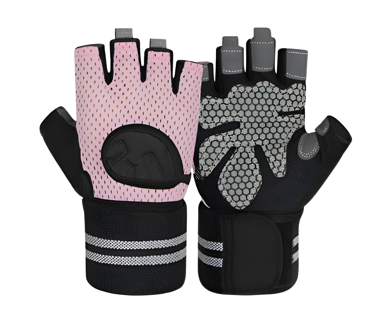 Foto 2 pulgar | Xtellar Guantes Para Gym Pesas Deportivos Muñequeras Mujer Y Hombre
