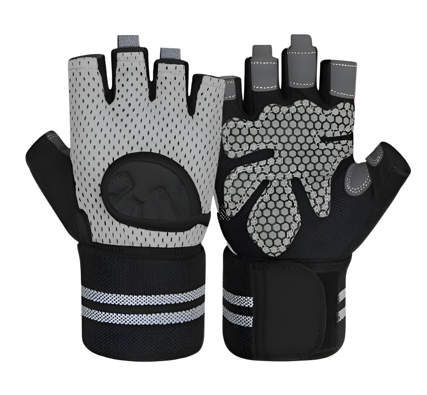 Foto 2 pulgar | Xtellar Guantes Para Gym Pesas Deportivos Muñequeras Mujer Y Hombre