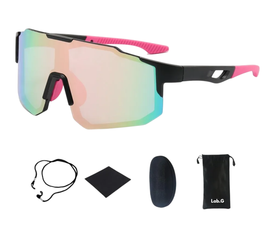 Foto 2 pulgar | Gafas De Sol Deportivas Unisex Para Deportes Rosa