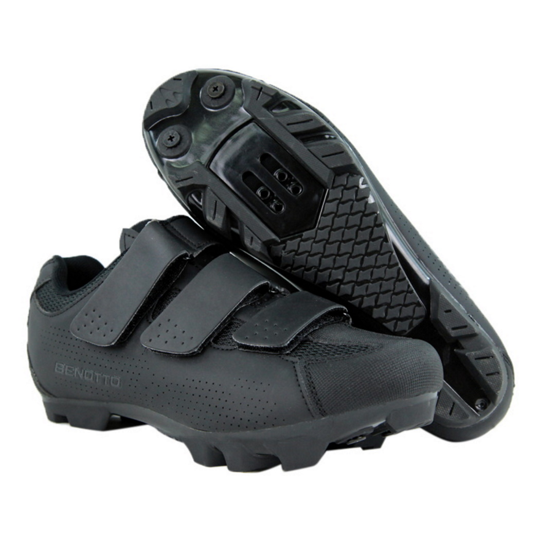 Foto 2 pulgar | Zapato para Ciclismo de Montaña Velcro Benotto Mtb-20 Negro